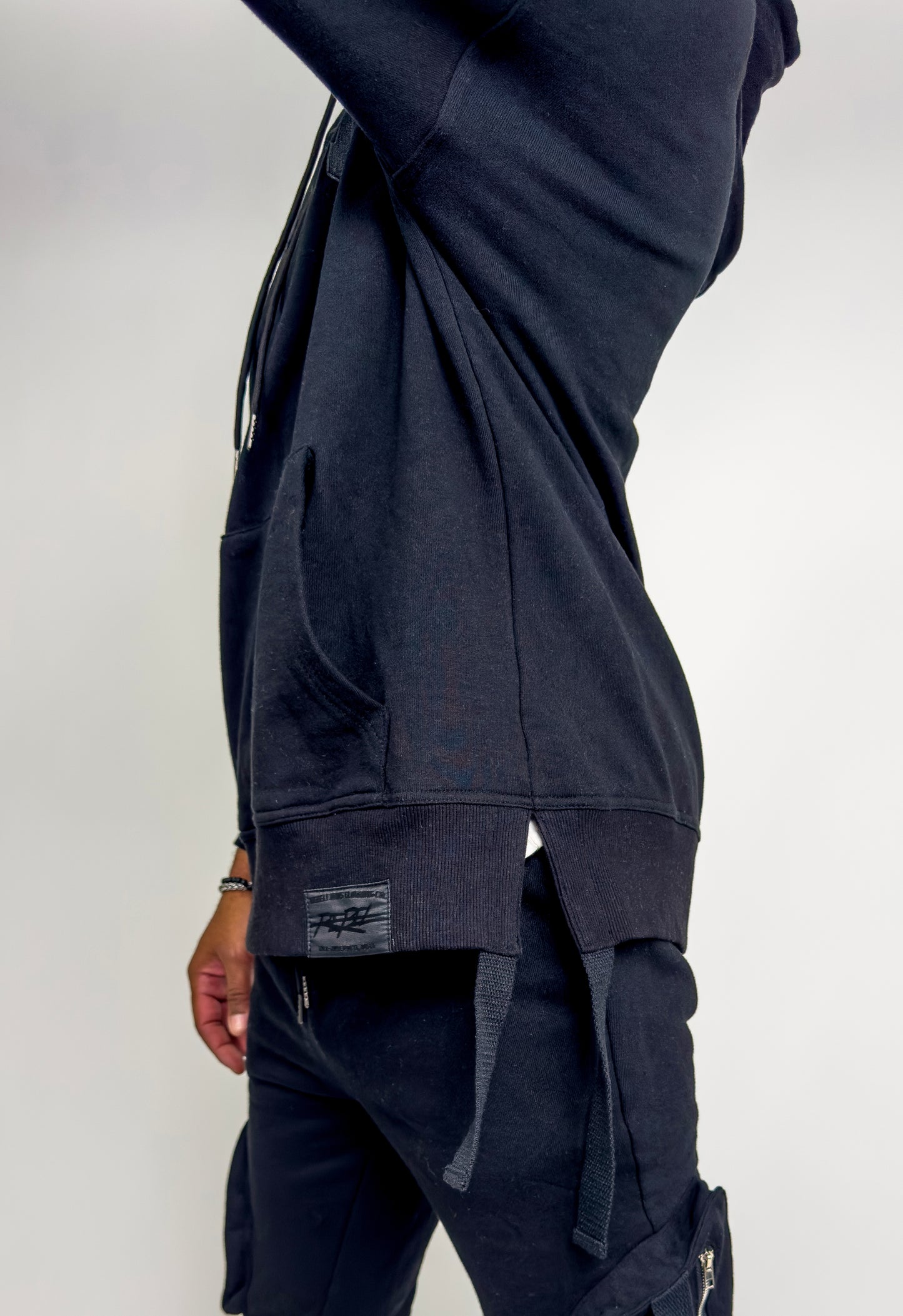 Rebellious® Clothing Co. - Men's Rebel Hoodie - Black/black