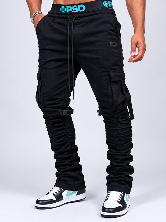 Rebellious® Clothing Co. - Men's Stacked Sweatpant - Black