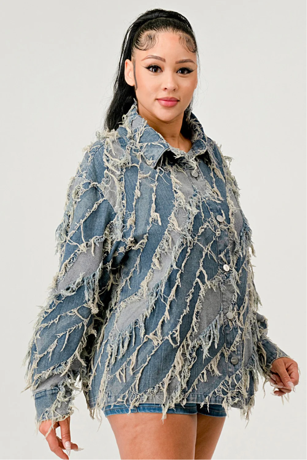 Rebellious® Clothing Co. - Women's Creative Denim Jacket