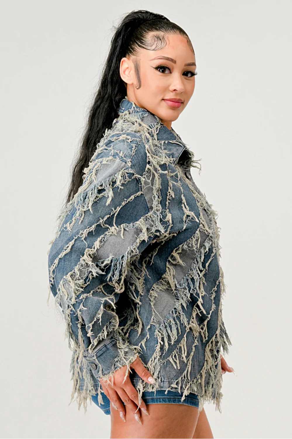 Rebellious® Clothing Co. - Women's Creative Denim Jacket
