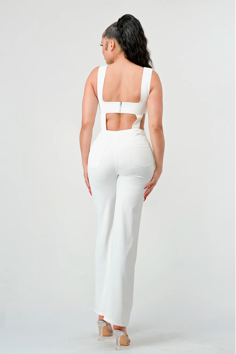 Rebellious® Clothing Co.- Women's Sexy Tank and Lace Up Front Pants Set