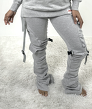 Rebellious™️ Clothing Co. - Women's Stacked sweatpants - Athletic Gray