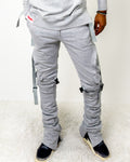 Rebellious™️ Clothing Co. - Men's Stacked Sweatpants - Athletic Gray