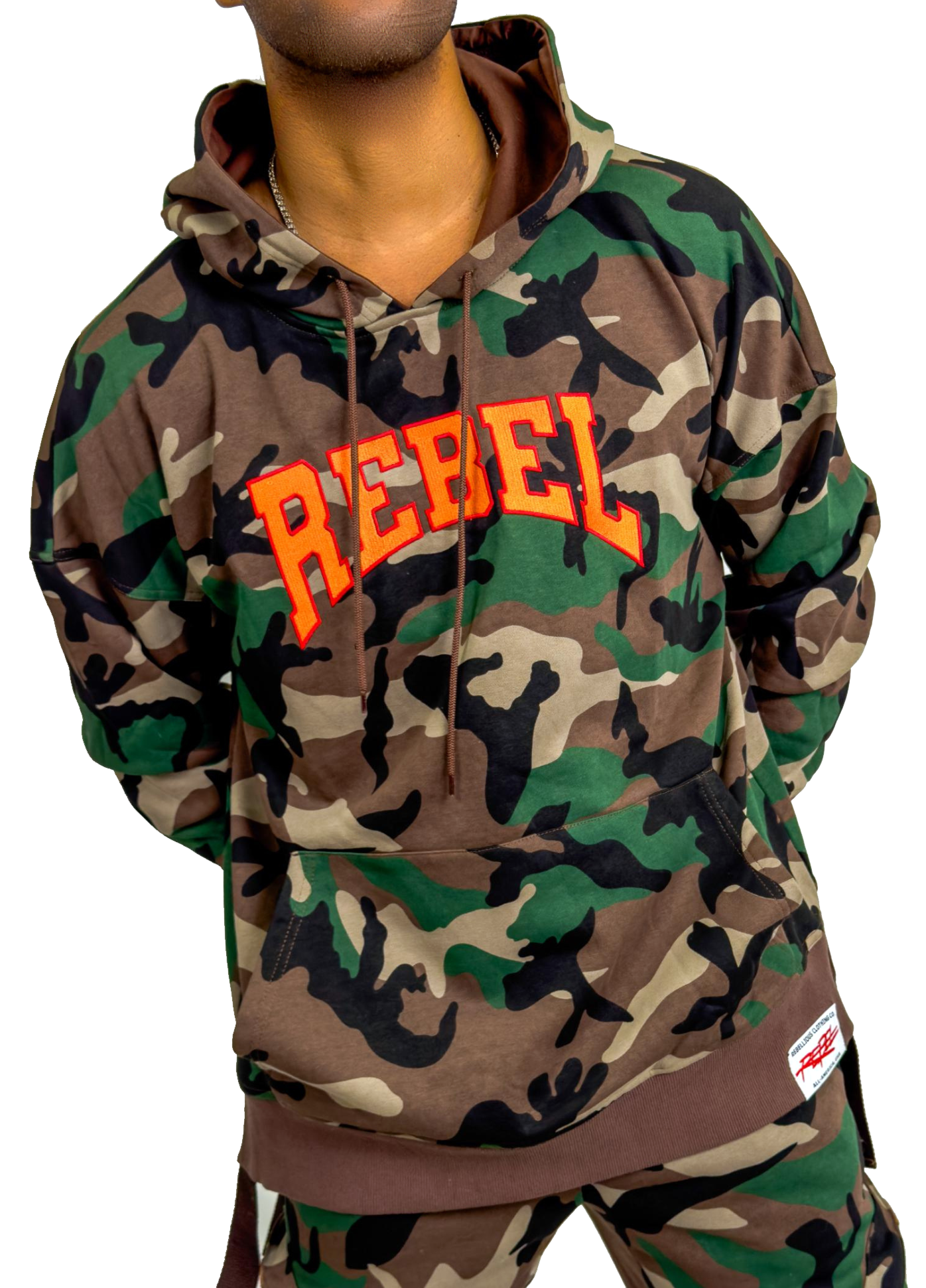 Rebellious® Clothing Co. - Men's Rebel Hoodie  - Camouflage Army