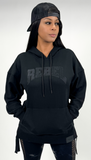 Rebellious™️ Clothing Co. - Women's Rebel Hoodie - Black on Black