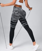 Women's Rebellious™️ Co. - Tiger Shark Breathable Leggings - Gray Hue