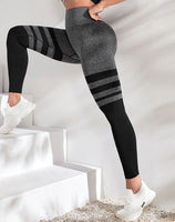 Women's Rebellious™️ Co. - Tiger Shark Breathable Leggings - Gray Hue