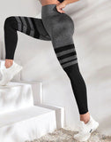 Women's Rebellious™️ Co. - Tiger Shark Breathable Leggings - Gray Hue