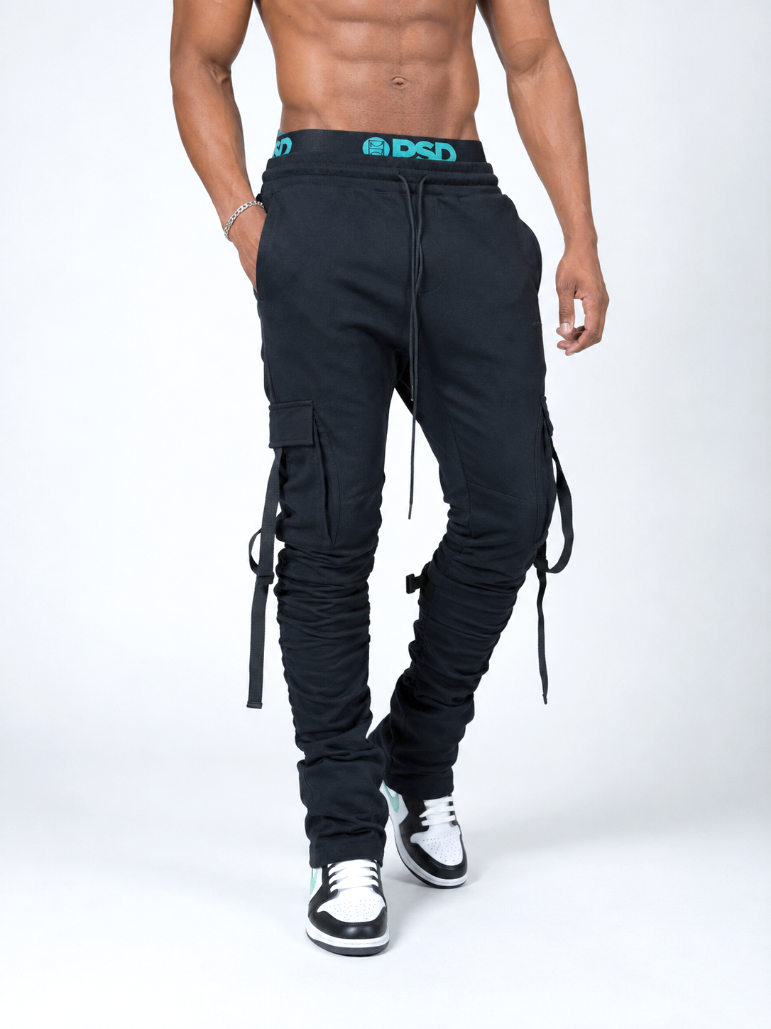 Rebellious® Clothing Co. - Men's Stacked Sweatpant - Black
