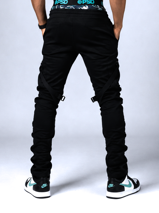 Rebellious® Clothing Co. - Men's Stacked Sweatpant - Black