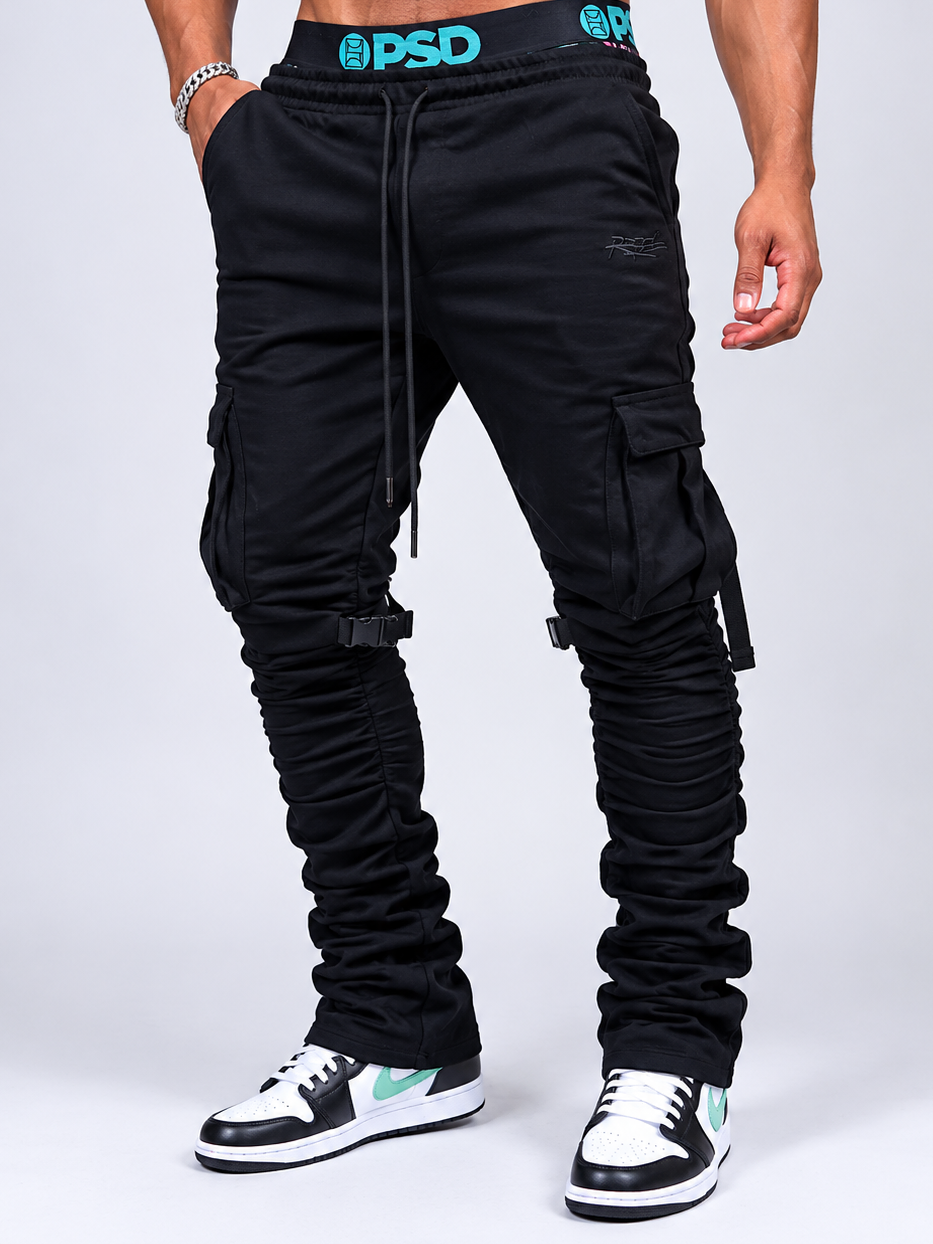 Rebellious® Clothing Co. - Men's Stacked Sweatpant - Black