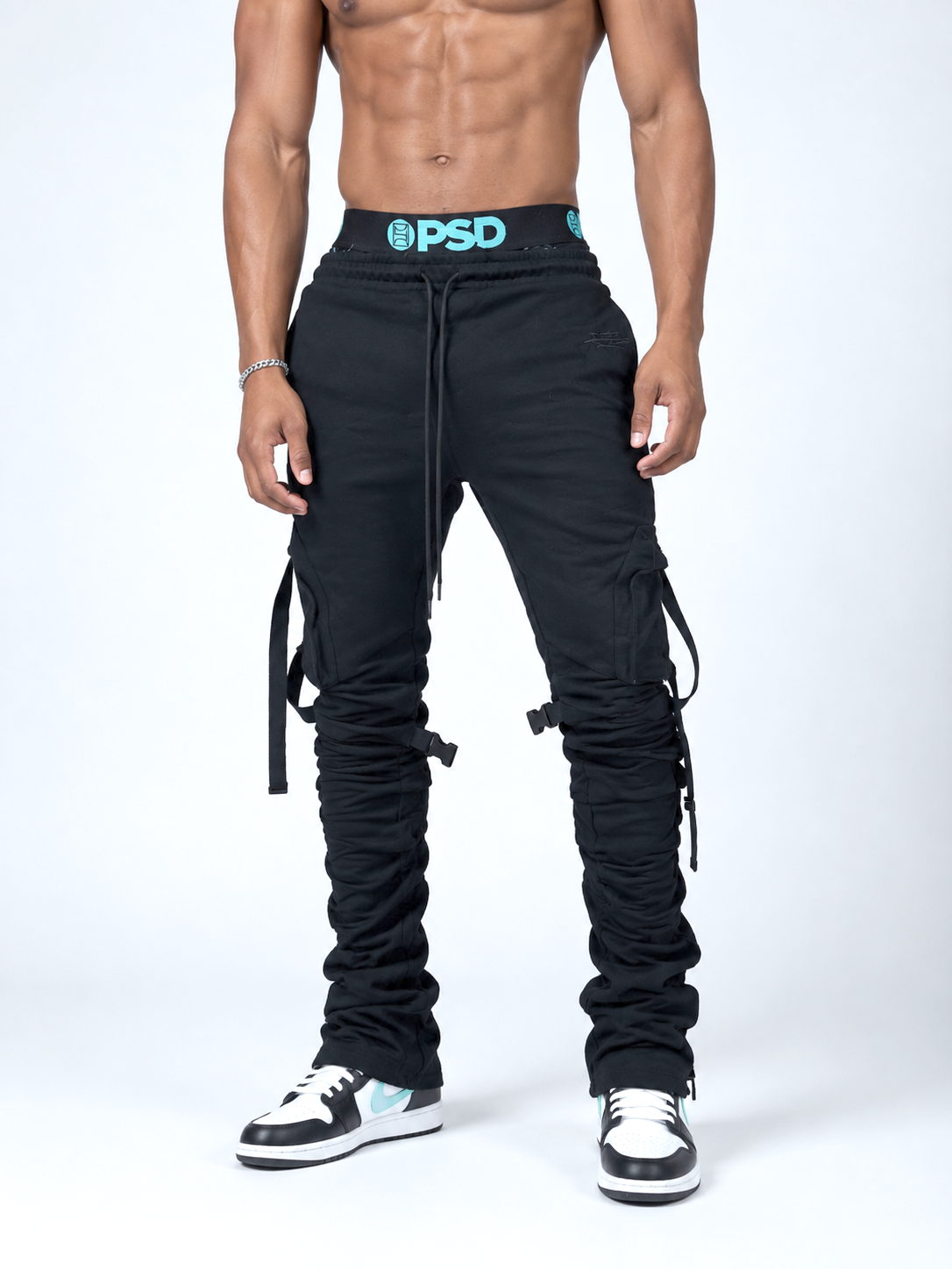 Rebellious® Clothing Co. - Men's Stacked Sweatpant - Black