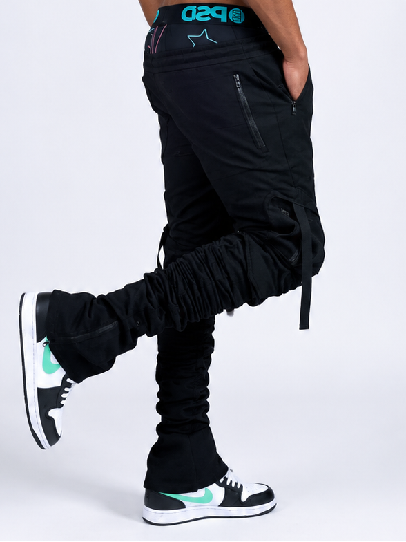Rebellious® Clothing Co. - Men's Stacked Sweatpant - Black