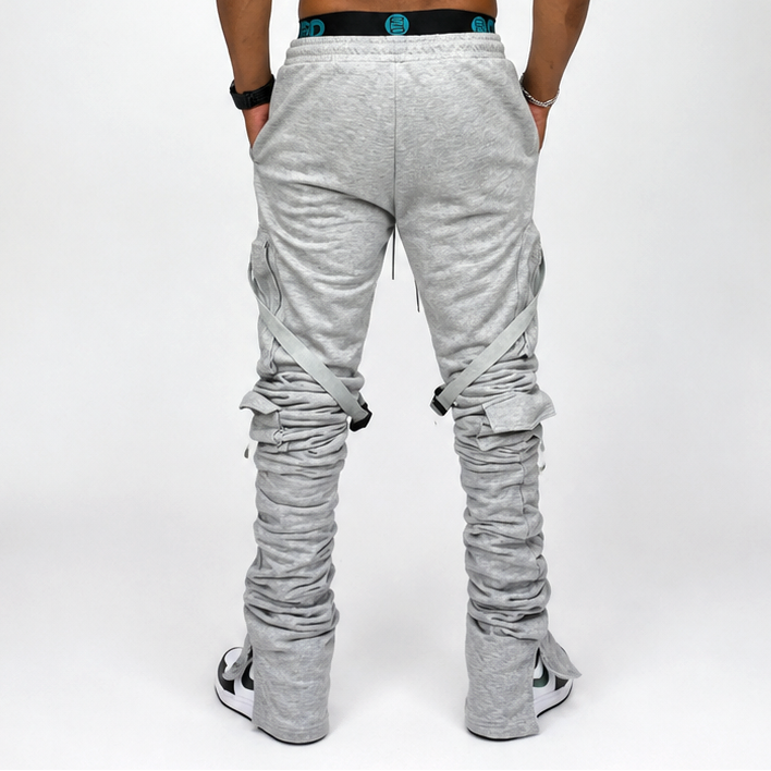 Rebellious® Clothing Co. - Men's Stacked Sweatpant - Athletic Gray