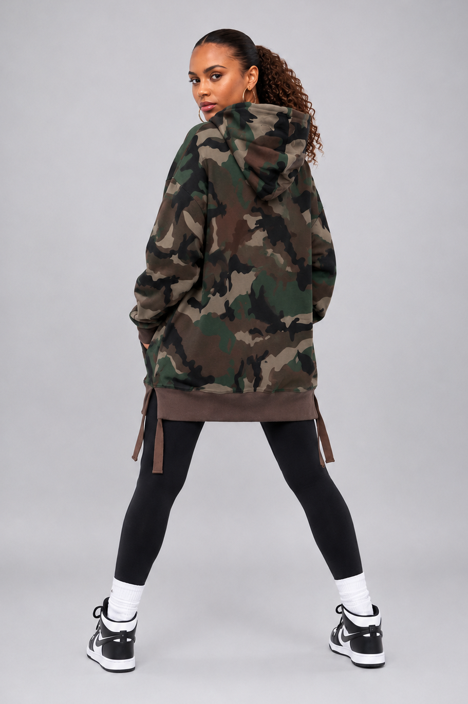 Rebellious® Clothing Co. - Women's Rebel Hoodie - Camouflage Army