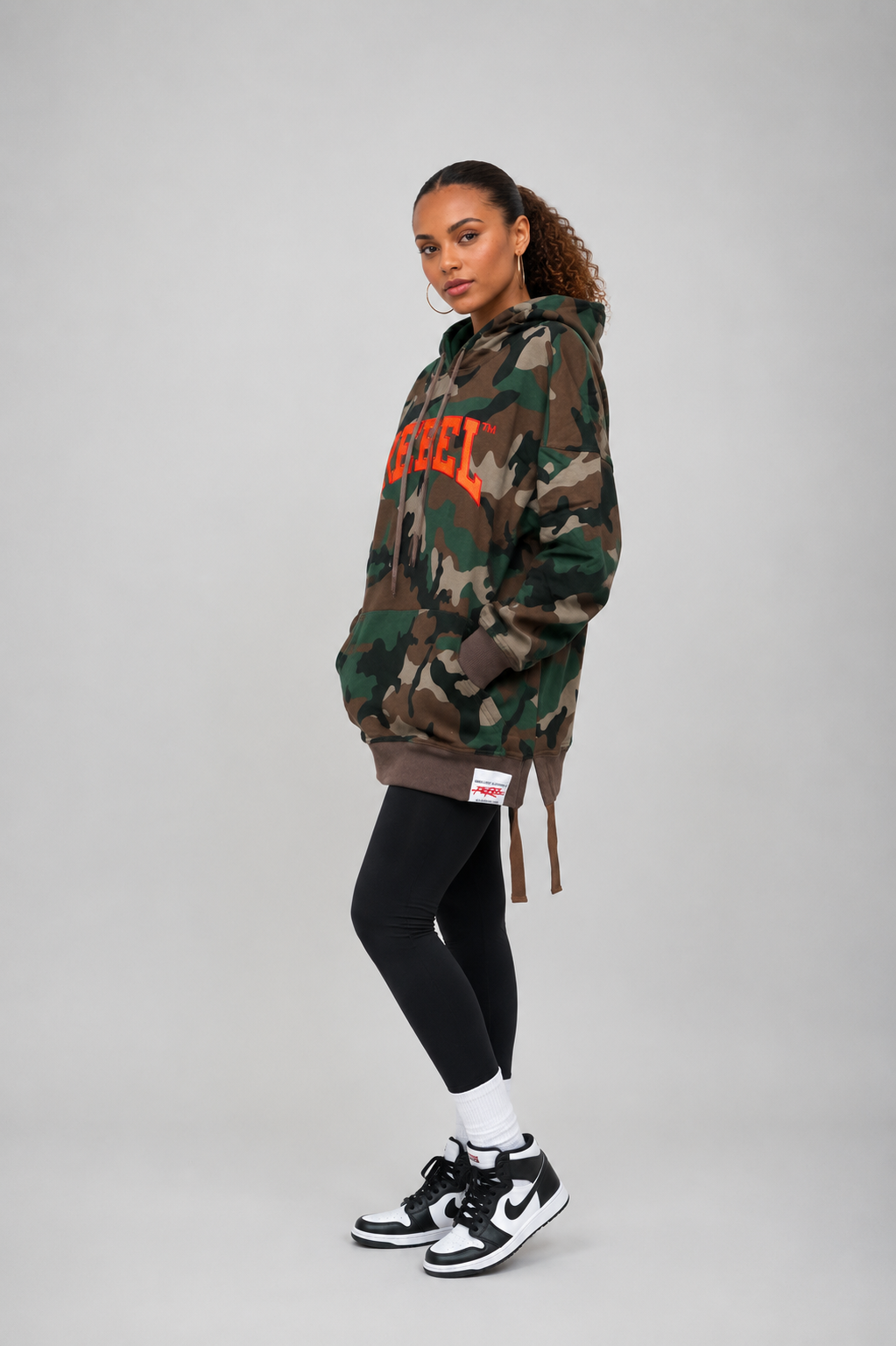 Rebellious® Clothing Co. - Women's Rebel Hoodie - Camouflage Army