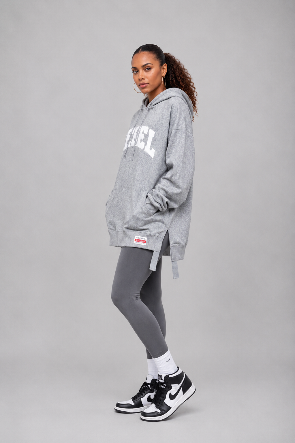 Rebellious® Clothing Co. - Women's Rebel Hoodie - Athletic Gray