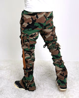 Rebellious™️ Clothing Co. - Men's Stacked Sweatpants - Camouflage