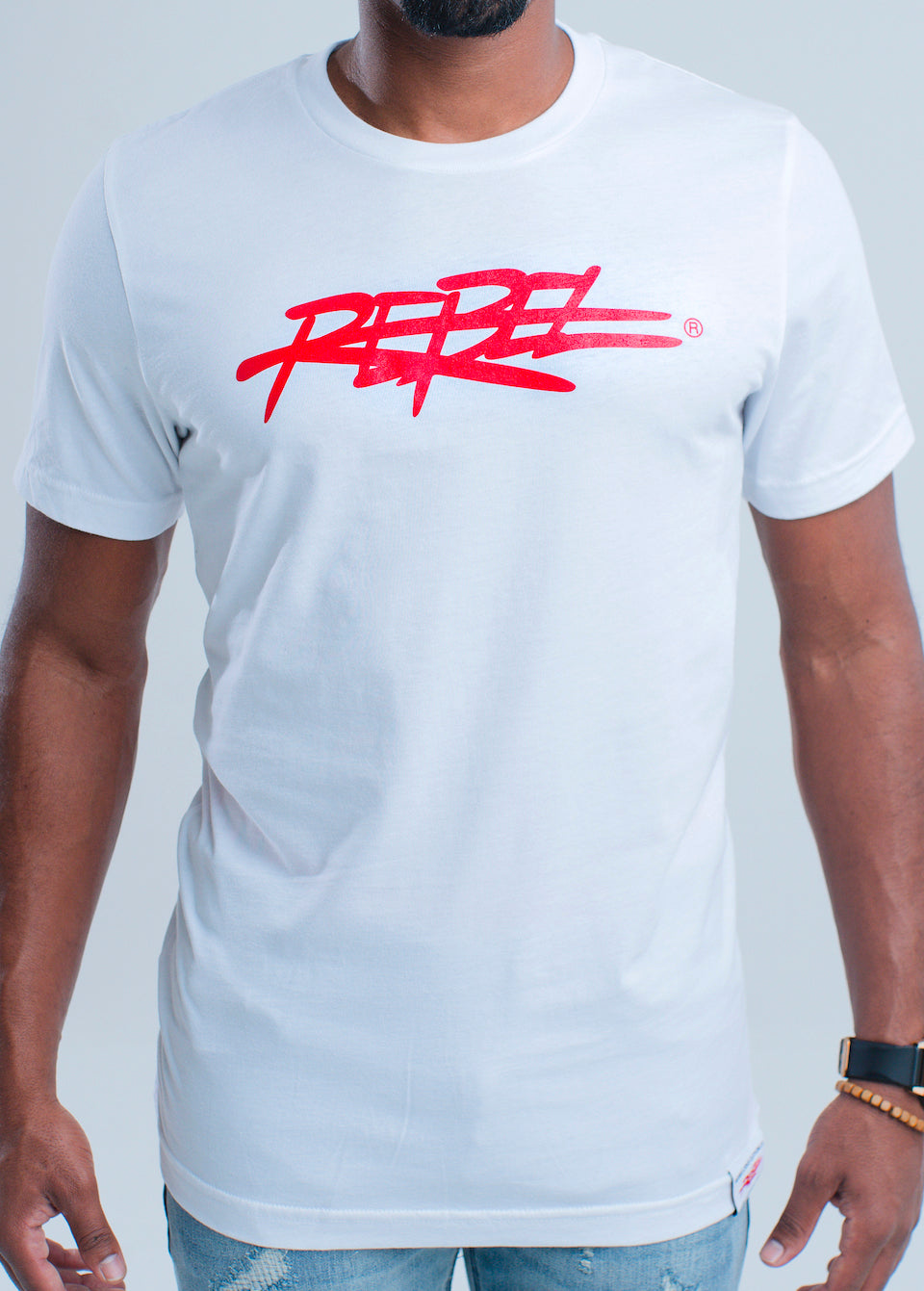 Rebellious® Clothing Co. - Men's Rebel T-Shirt - Icy white